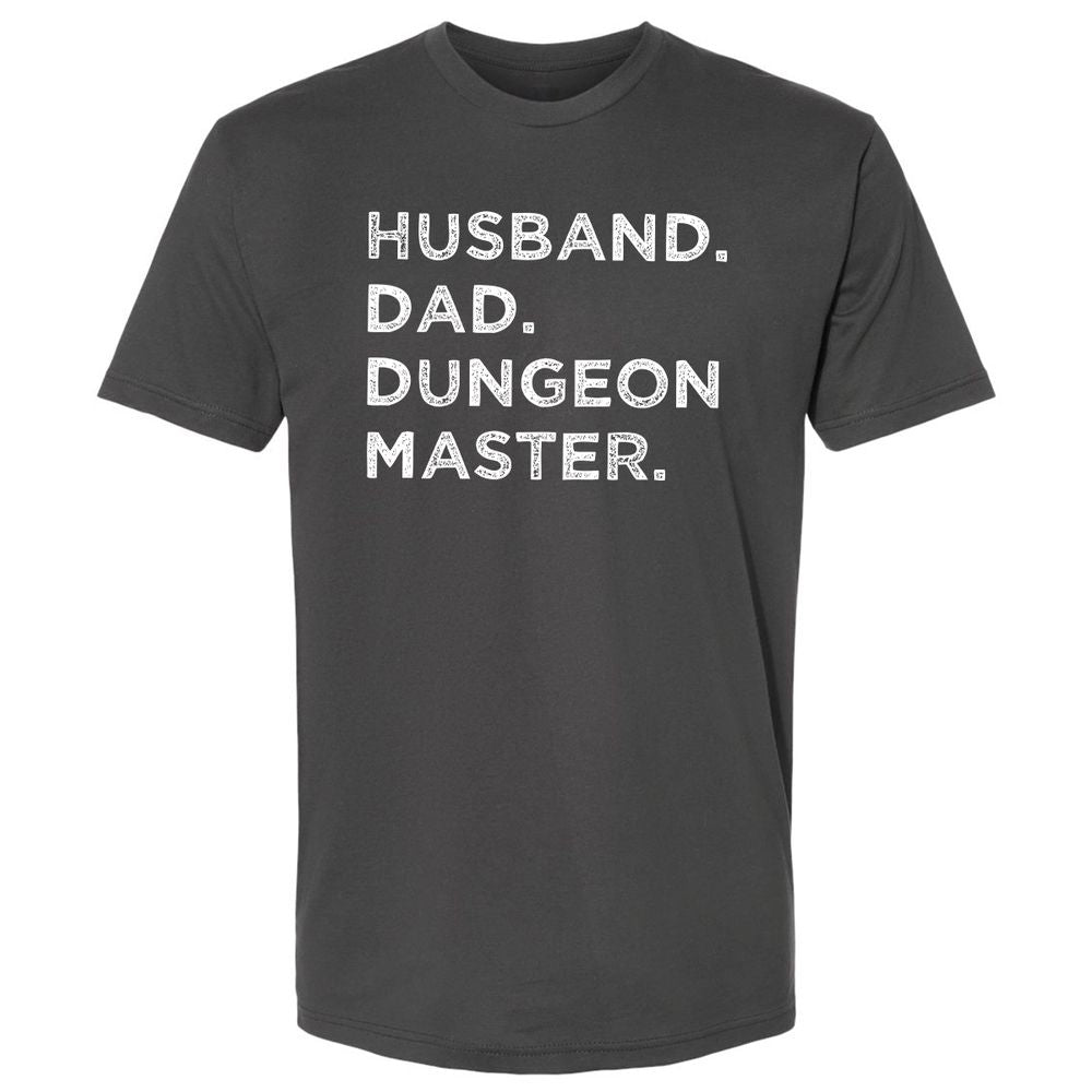 Husband Dad Dungeon Master Premium Unisex T-Shirt - Heavy Metal - 8