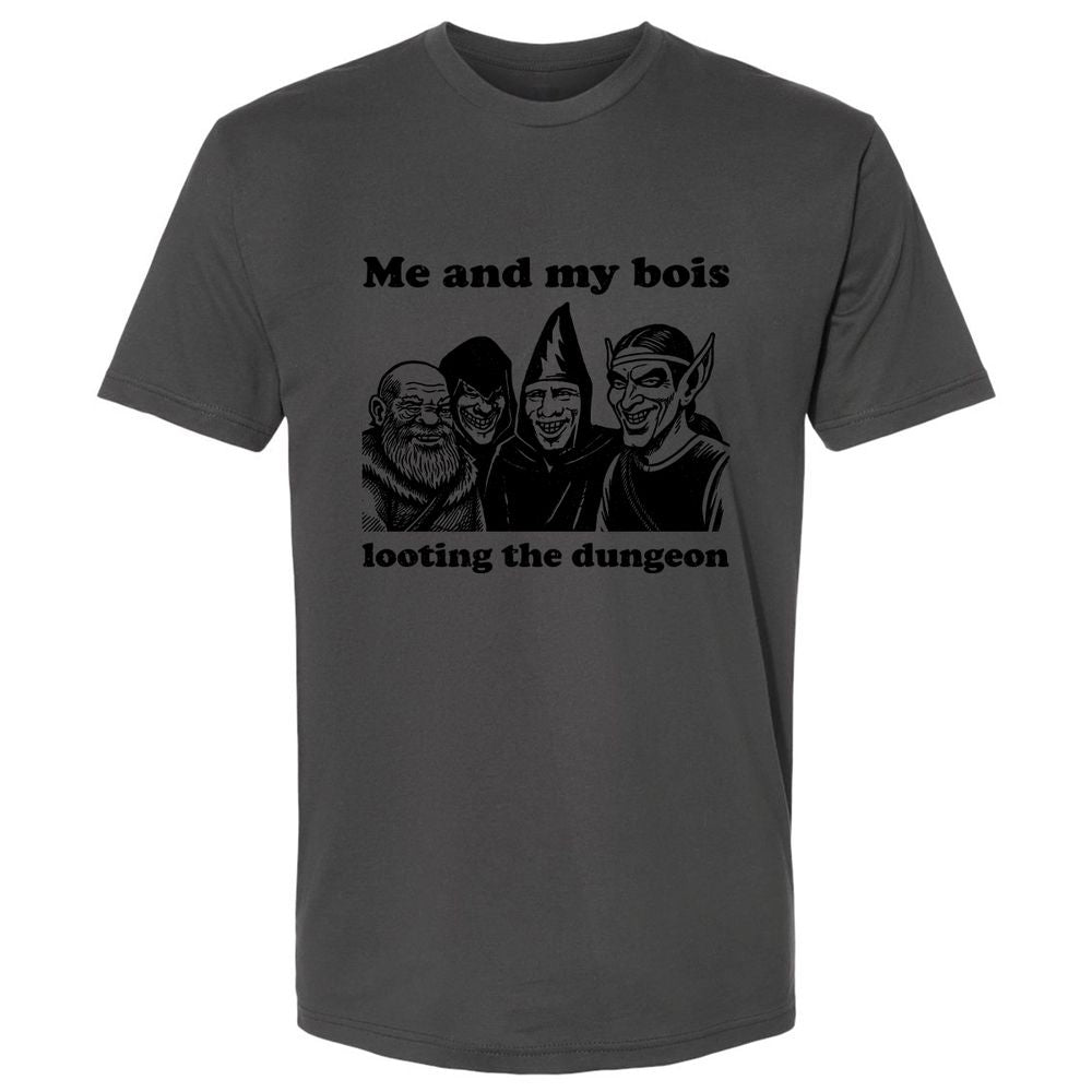Me and my bois looting the dungeon Premium Unisex T-Shirt - Heavy Metal - 8