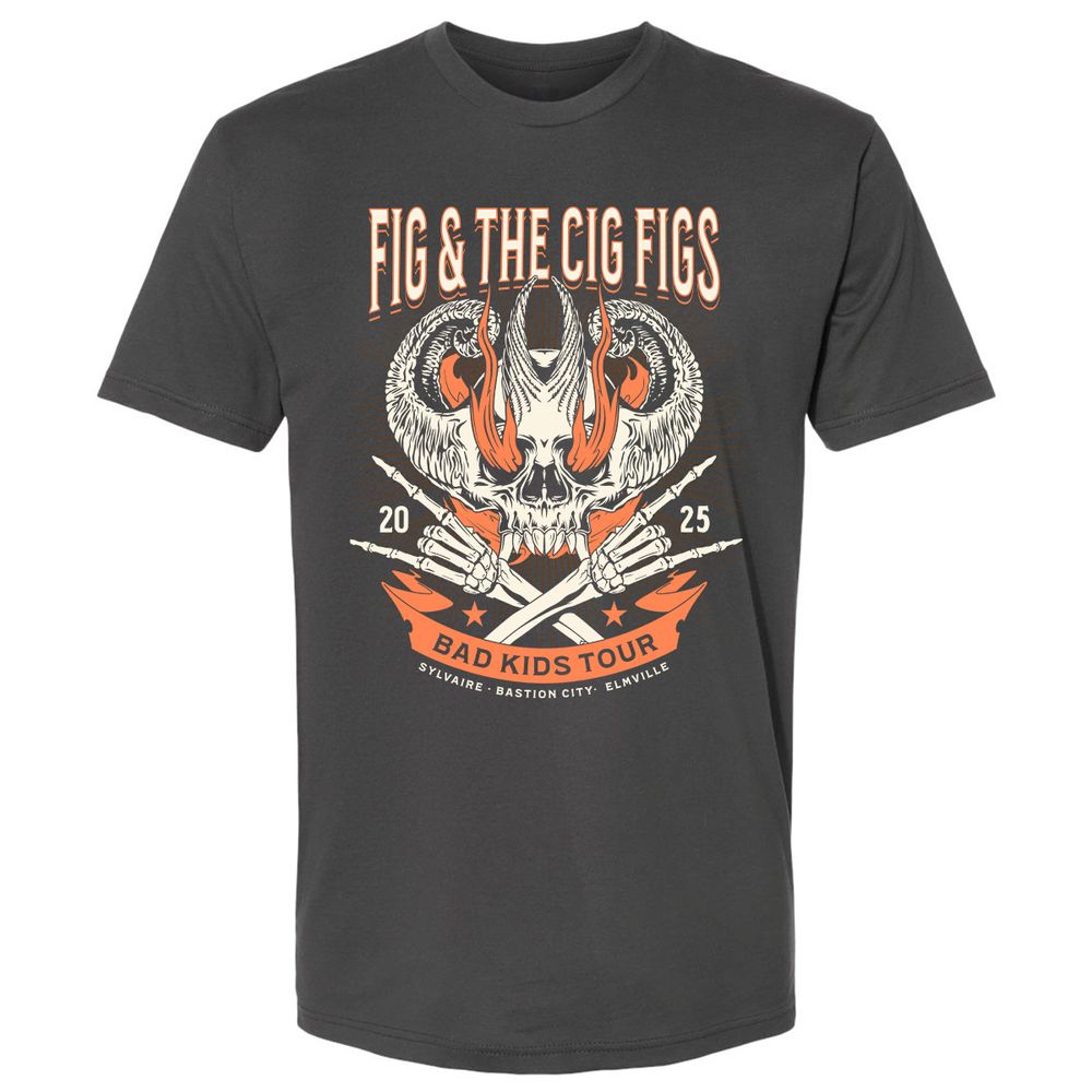 Fig and the Cig Figs, Dimension 20 Premium Unisex T-Shirt - Heavy Metal - 8