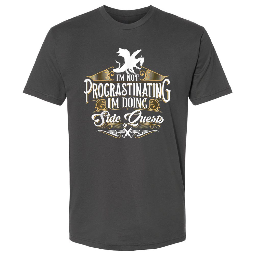 I'm Doing Side Quests Premium Unisex T-Shirt - Heavy Metal - 8