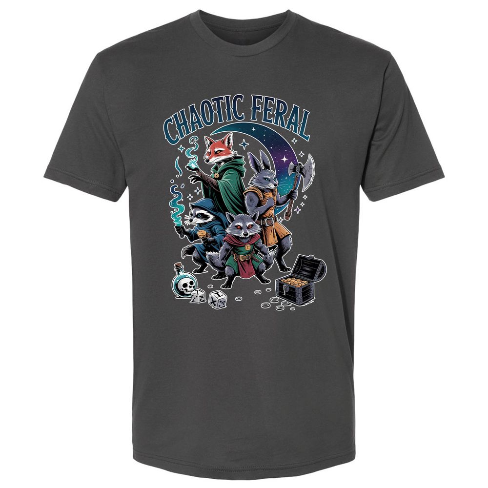 Chaotic Feral Premium Unisex T-Shirt - Heavy Metal - 8