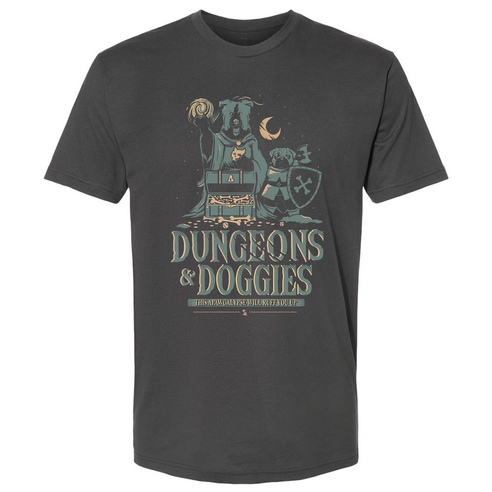 Dungeons & Doggies Premium Unisex T-Shirt - Heavy Metal - 8