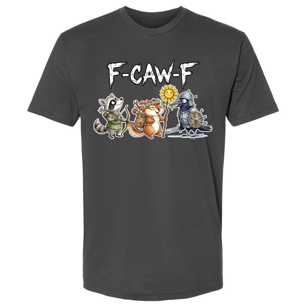F-CAW-F Adventuring party Premium Unisex T-Shirt - Heavy Metal - 8