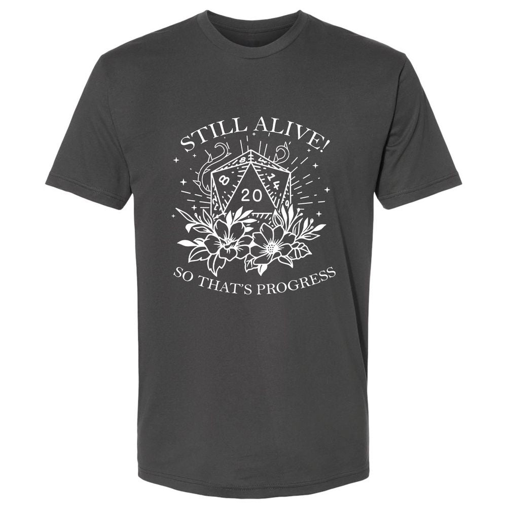 2710 Still Alive! So That’s Progress Premium Unisex T-Shirt - Heavy Metal - 8