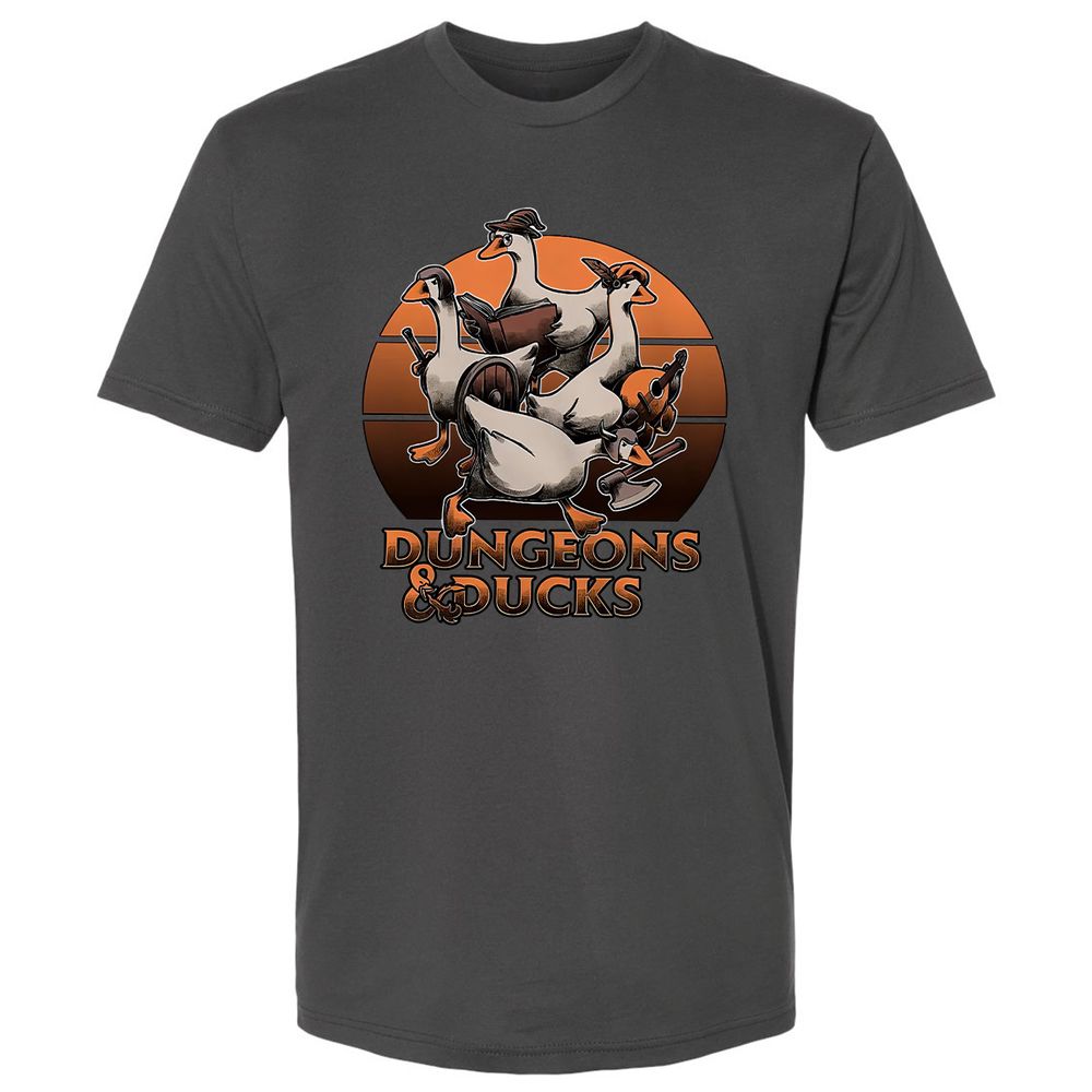 Dungeons And Ducks Premium Unisex T-Shirt - Heavy Metal - 8