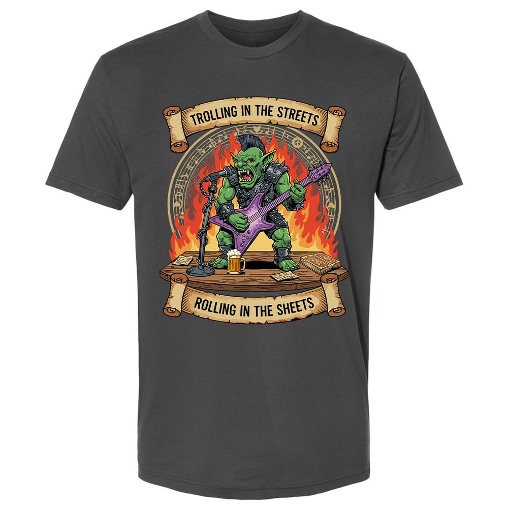 Trolling in the Streets Premium Unisex T-Shirt - Heavy Metal - 8