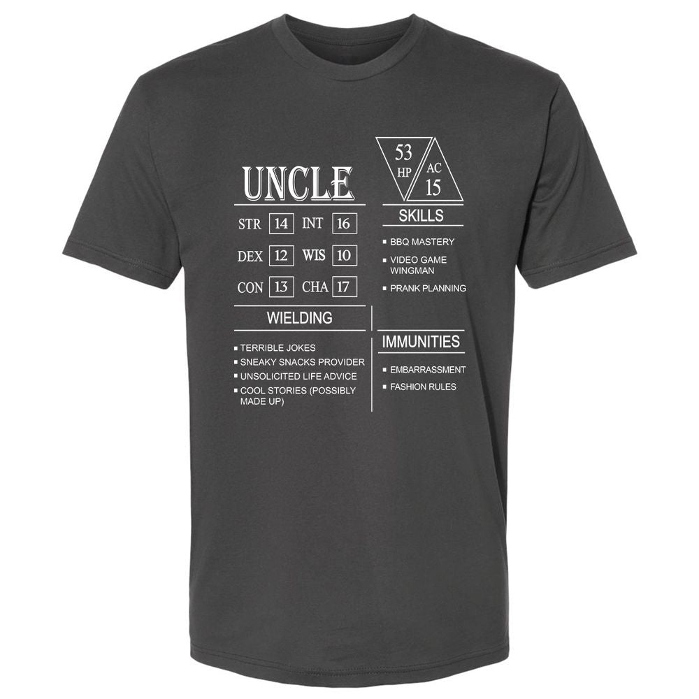 Uncle Stats Premium Unisex T-Shirt - Heavy Metal - 8