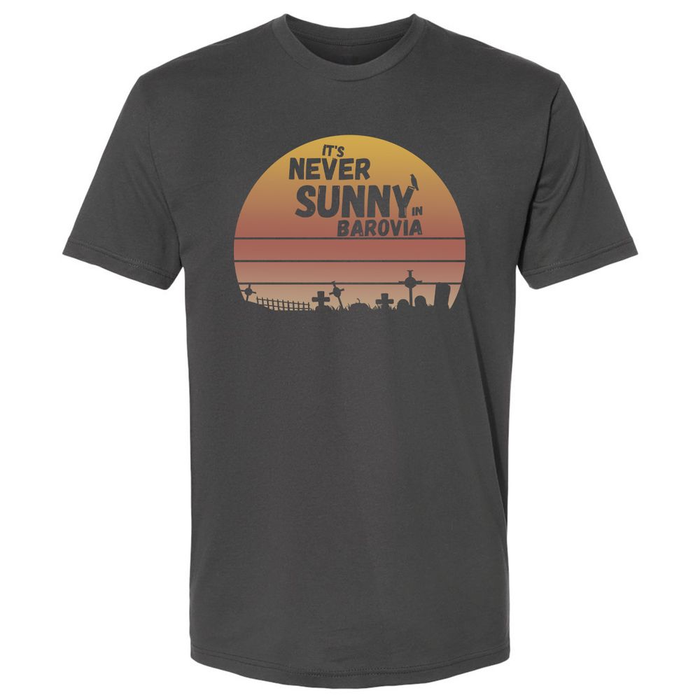 Vintage It's Never Sunny In Barovia Premium Unisex T-Shirt - Heavy Metal - 8