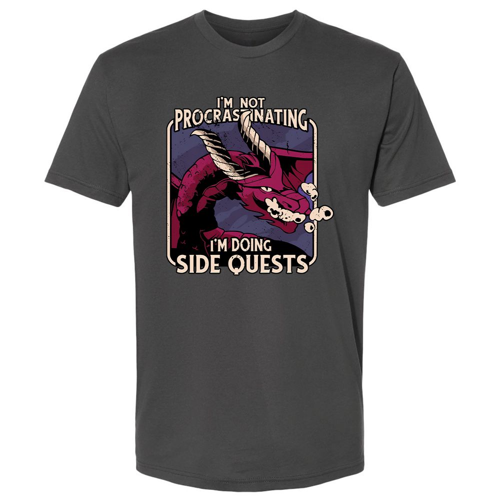 Doing Side Quests Premium Unisex T-Shirt - Heavy Metal - 8