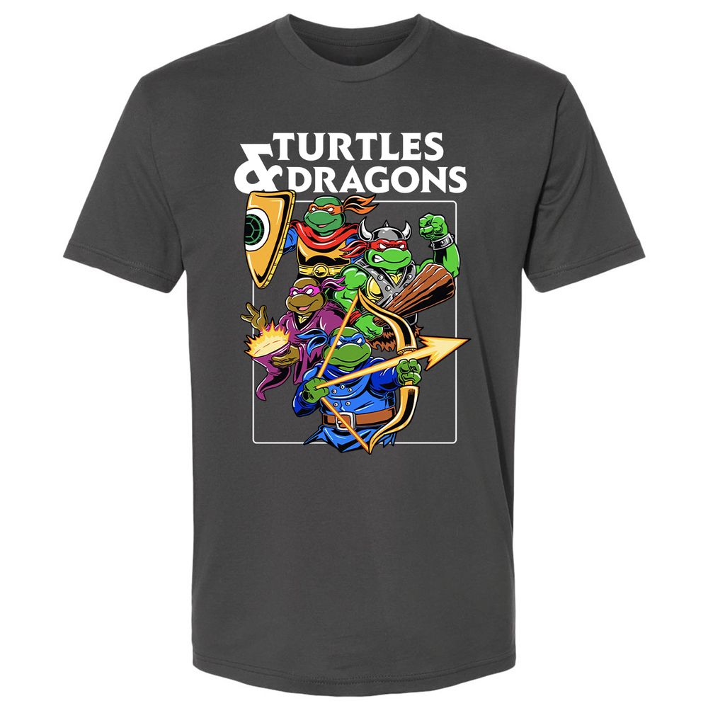 Turtles & Dragons Premium Unisex T-Shirt - Heavy Metal - 8