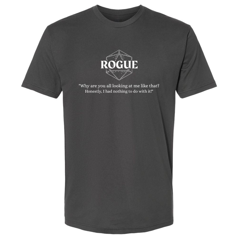 Rogue – Why Are You All Looking At Me Like That Premium Unisex T-Shirt - Heavy Metal - 8