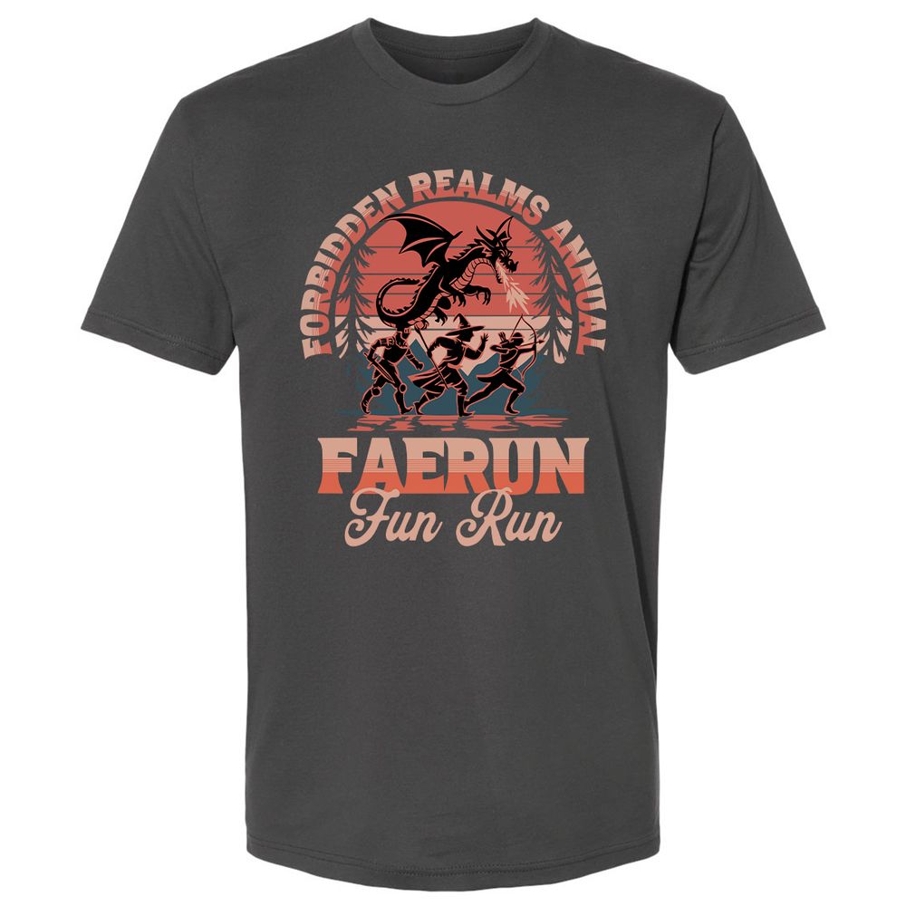 Faerun Fun Run Premium Unisex T-Shirt - Heavy Metal - 8