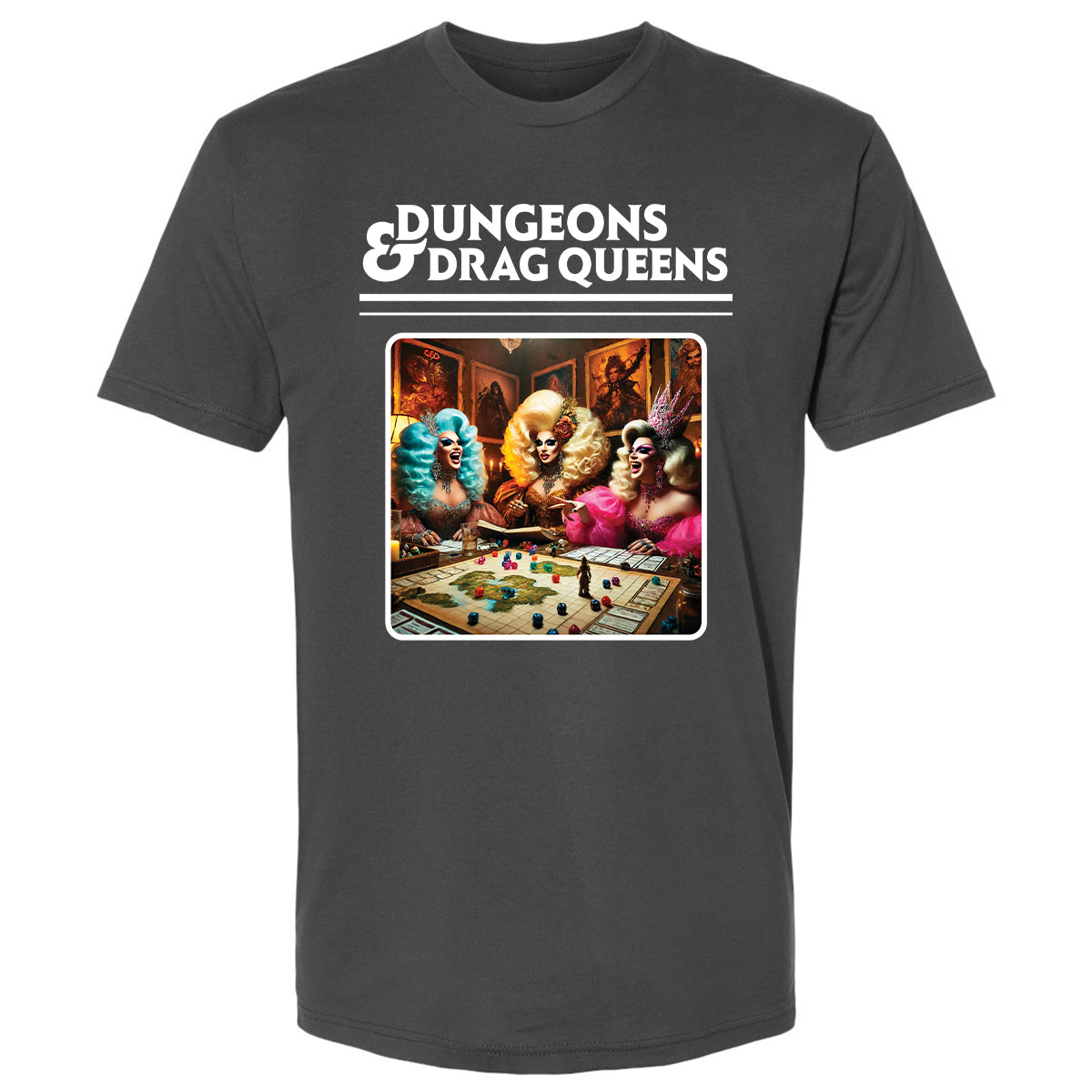 Dungeons & Drag Queens Premium Unisex T-Shirt - Heavy Metal - 8