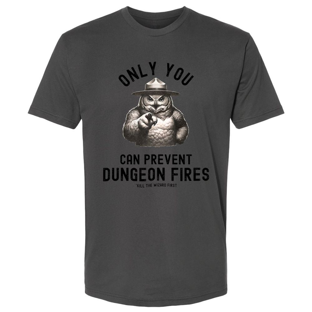 Only You Can Prevent Dungeon Fires Premium Unisex T-Shirt - Heavy Metal - 8