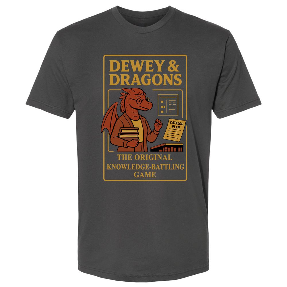 Dewey & Dragons Premium Unisex T-Shirt - Heavy Metal - 8