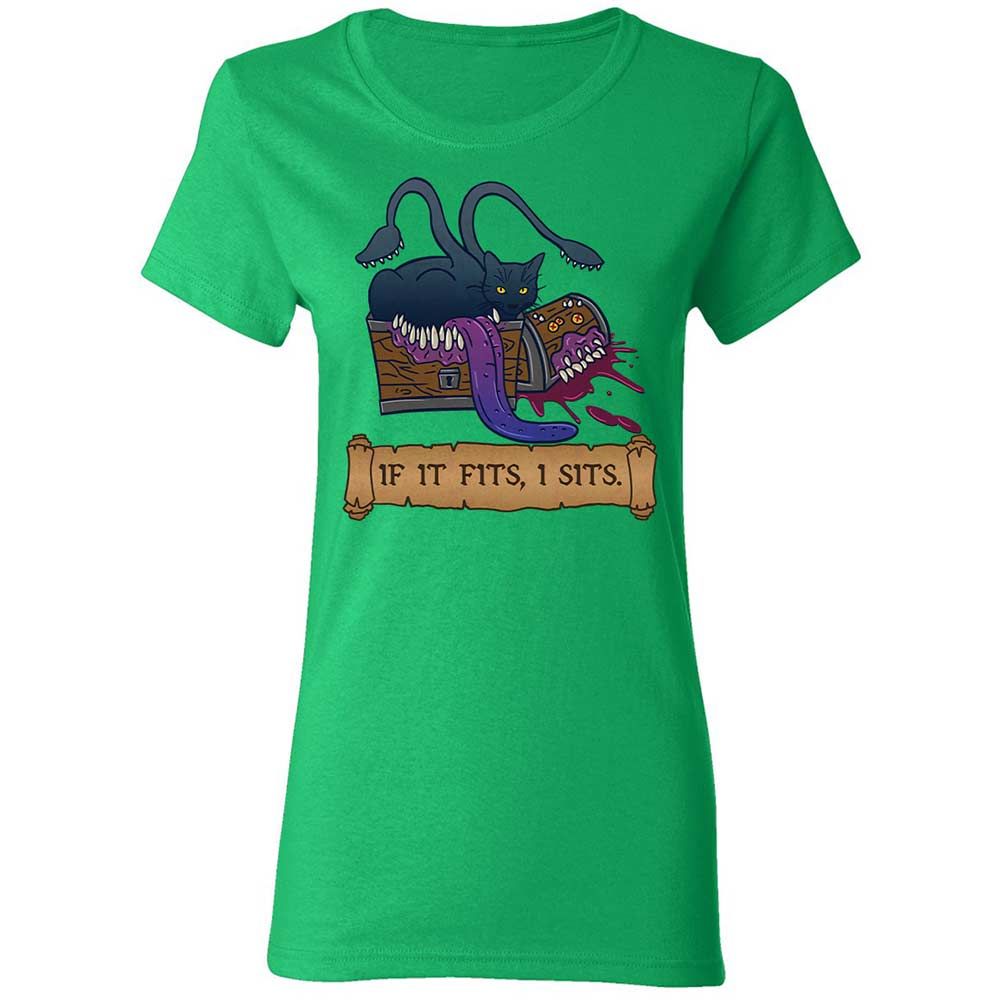 If It Fits I Sits Women's T-Shirt - Irish Green - 8