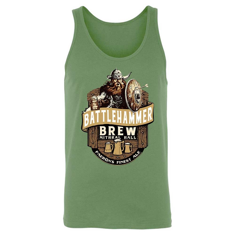 Battlehammer Brew Unisex Jersey Tank - Leaf - 8