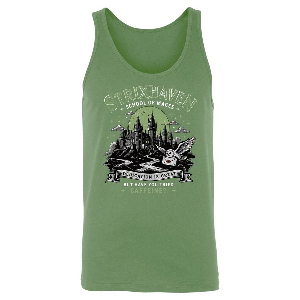 Strixhaven - School Of Mages Unisex Jersey Tank - Leaf - 8