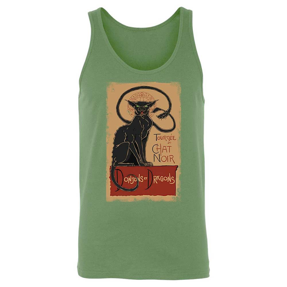 Tournee Du Chat Noir Unisex Jersey Tank - Leaf - 8