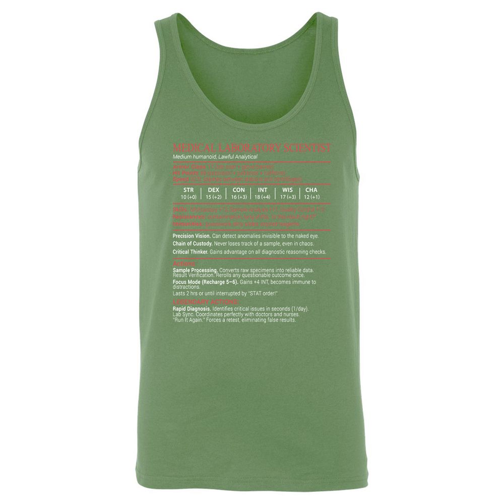 Medical Laboratory Scientist Stats Block - Leaf - 8