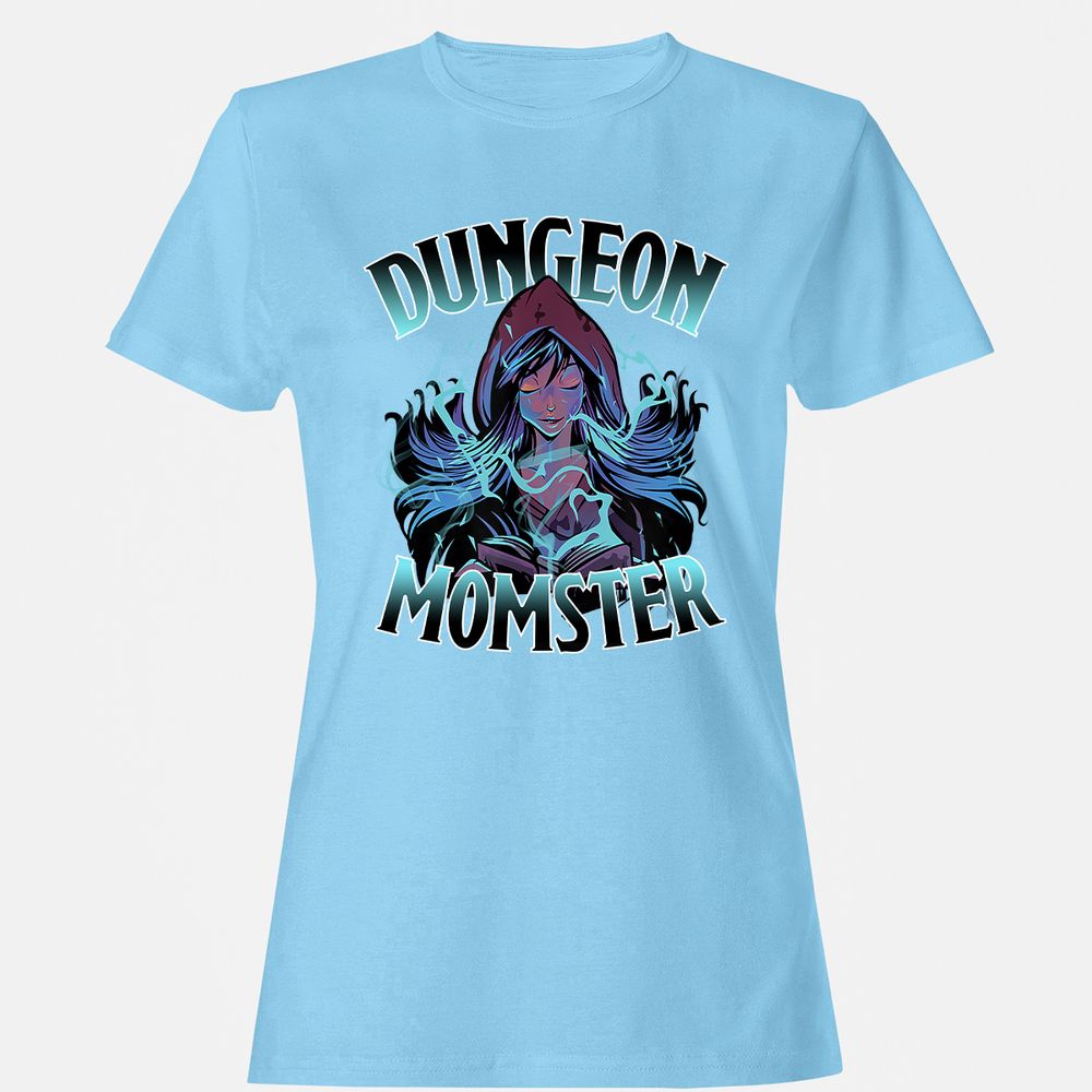 Dungeon Momster Women's T-Shirt - Light Blue - 8