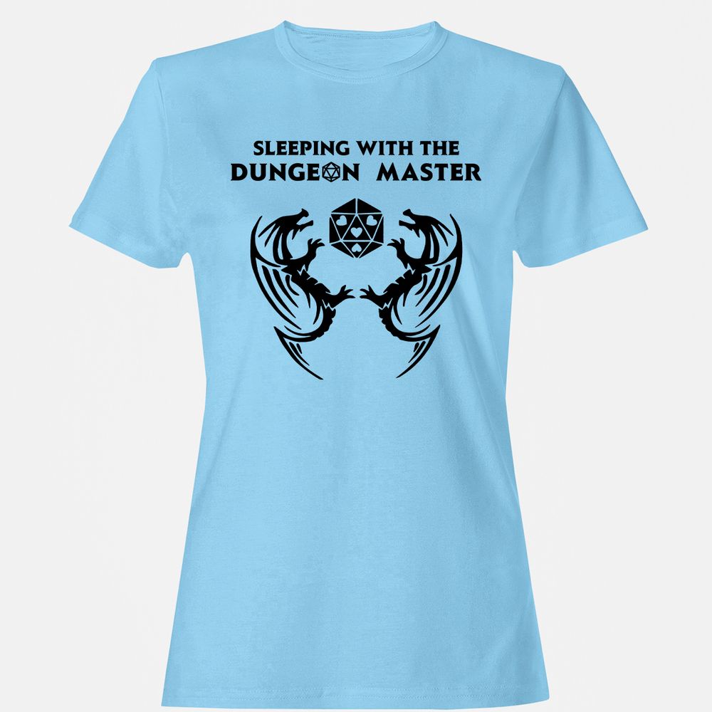 Sleeping With The DM Women's T-Shirt - Light Blue - 8