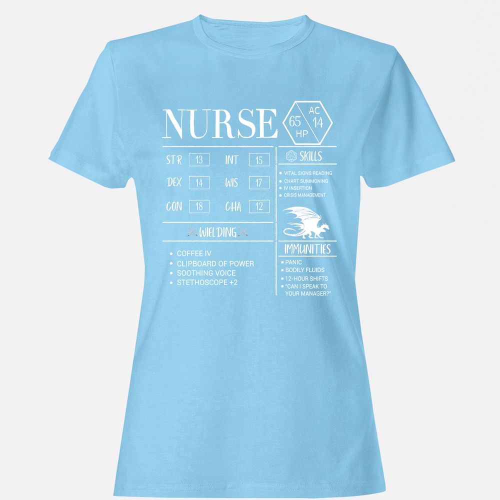 Nurse New Women's T-Shirt - Light Blue - 8