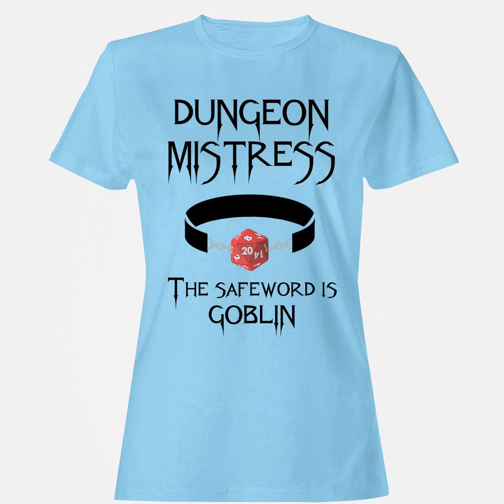 Dungeon Mistress Women's T-Shirt - Light Blue - 8