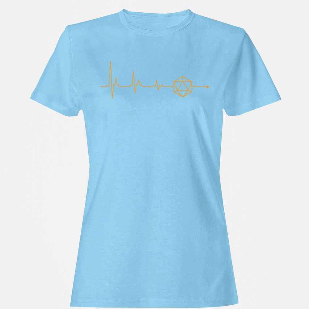 D20 Dice Is My Life Women's T-Shirt - Light Blue - 8