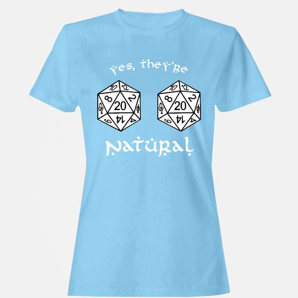 They Are Natural Women's T-Shirt - Light Blue - 8