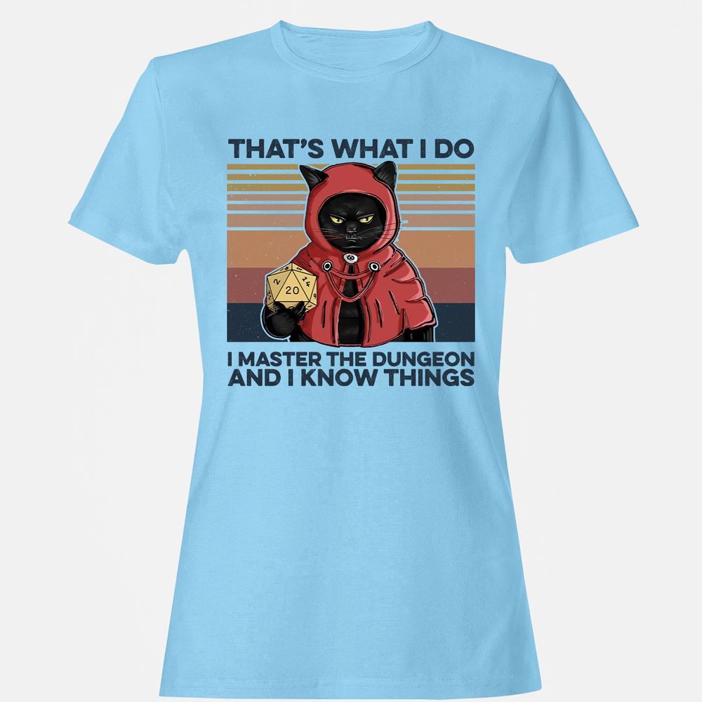 I Master The Dungeons Women's T-Shirt - Light Blue - 8