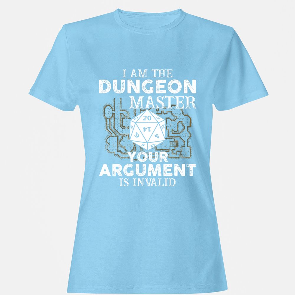 I Am the Dungeon Master – Your Argument Is Invalid - Light Blue - 8