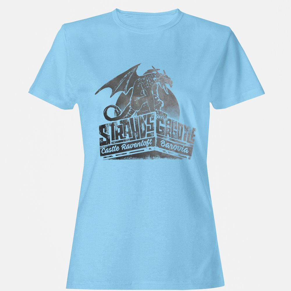 Strahd’s Gargoyle Women's T-Shirt - Light Blue - 8