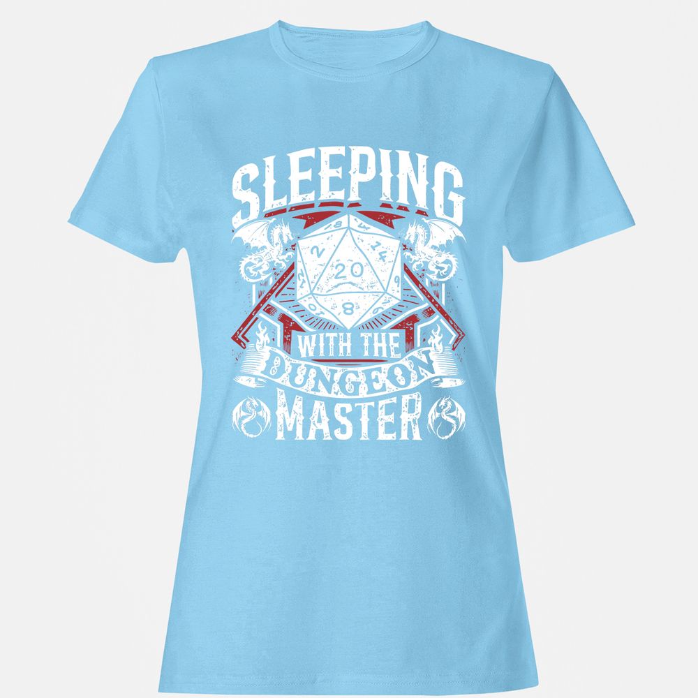 Sleeping With The DM Women's T-Shirt - Light Blue - 8