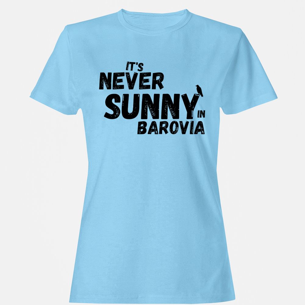 It's Never Sunny In Barovia Women's T-Shirt - Light Blue - 8