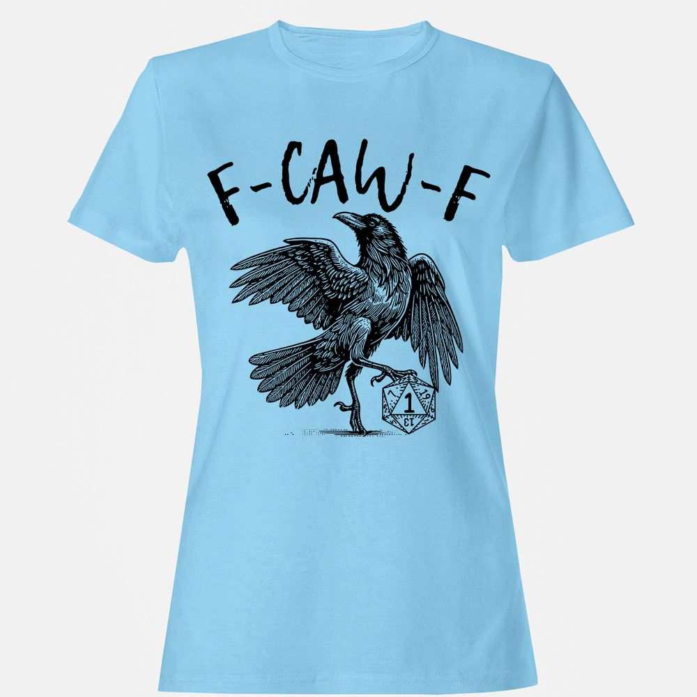 Women's T-Shirt - White - Light Blue - 8