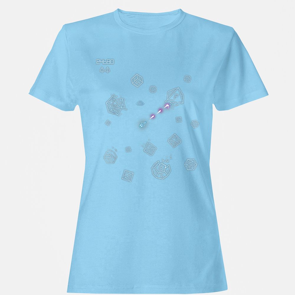 The Dices Game Women's T-Shirt - Light Blue - 8