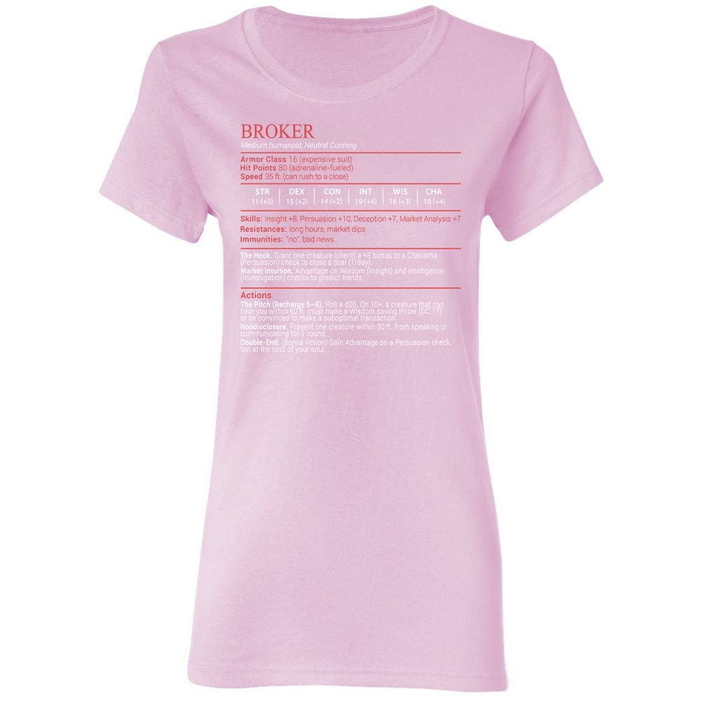 Broker Stats Block - Light Pink - 8