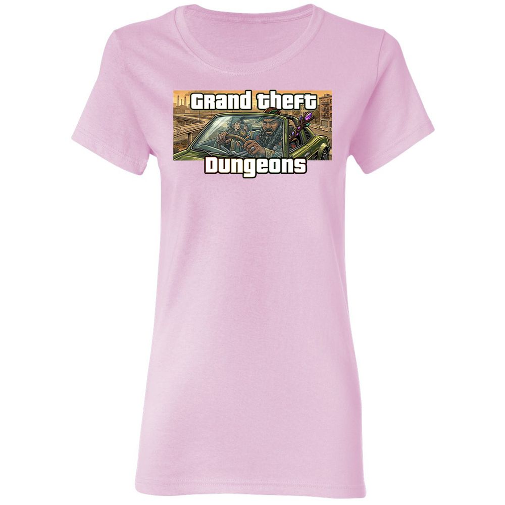 Grand Theft Dungeons Women's T-Shirt - Light Pink - 8