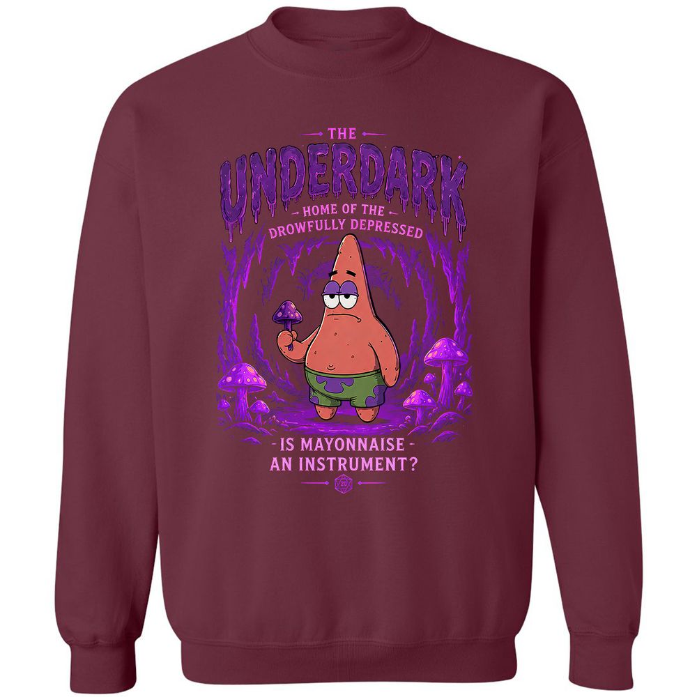 The Underdark Classic Unisex Sweatshirt - Maroon - 8