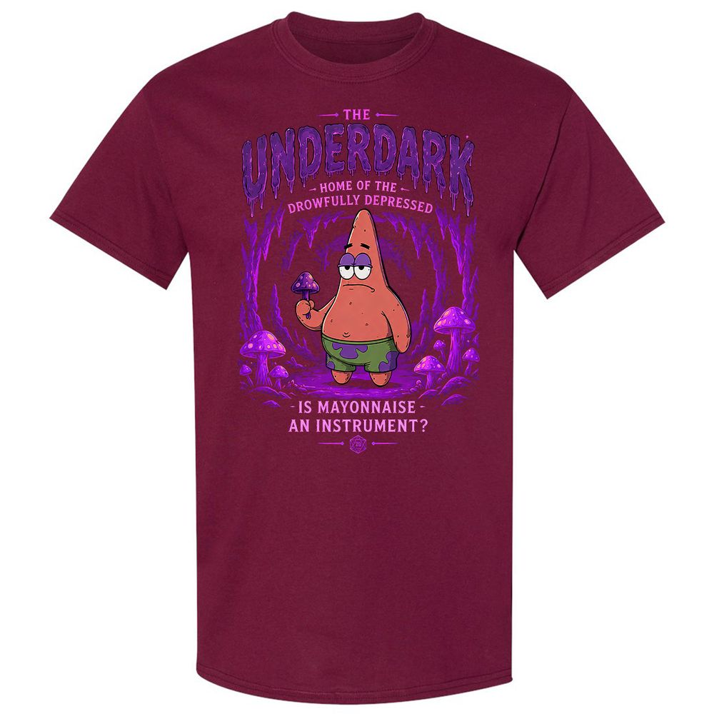 The Underdark Classic Unisex T-Shirt - Maroon - 8