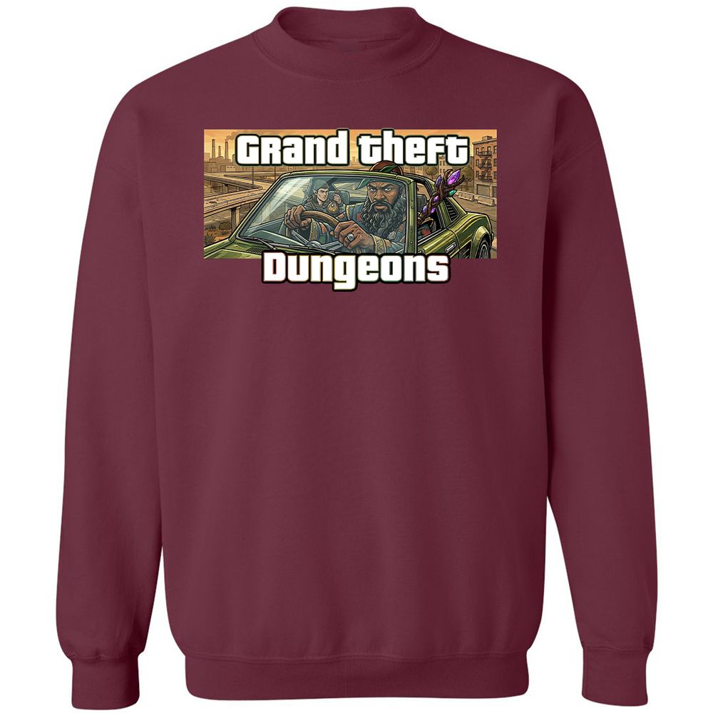 Grand Theft Dungeons Classic Unisex Sweatshirt - Maroon - 8