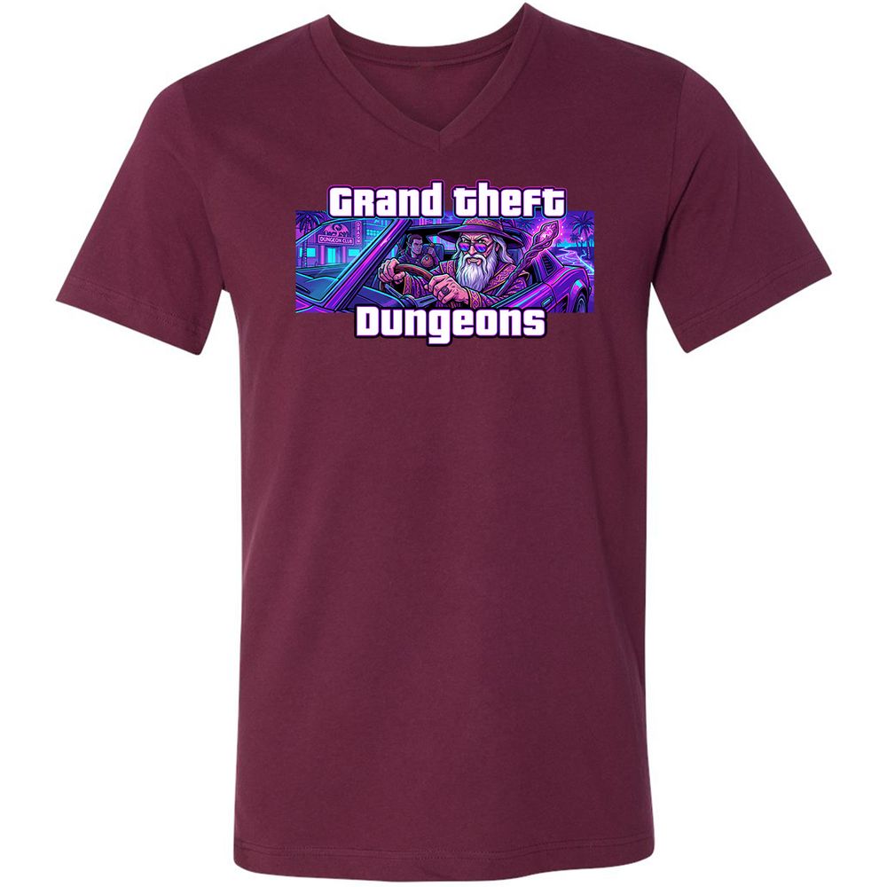 Grand Theft Dungeons Miami - Maroon - 8