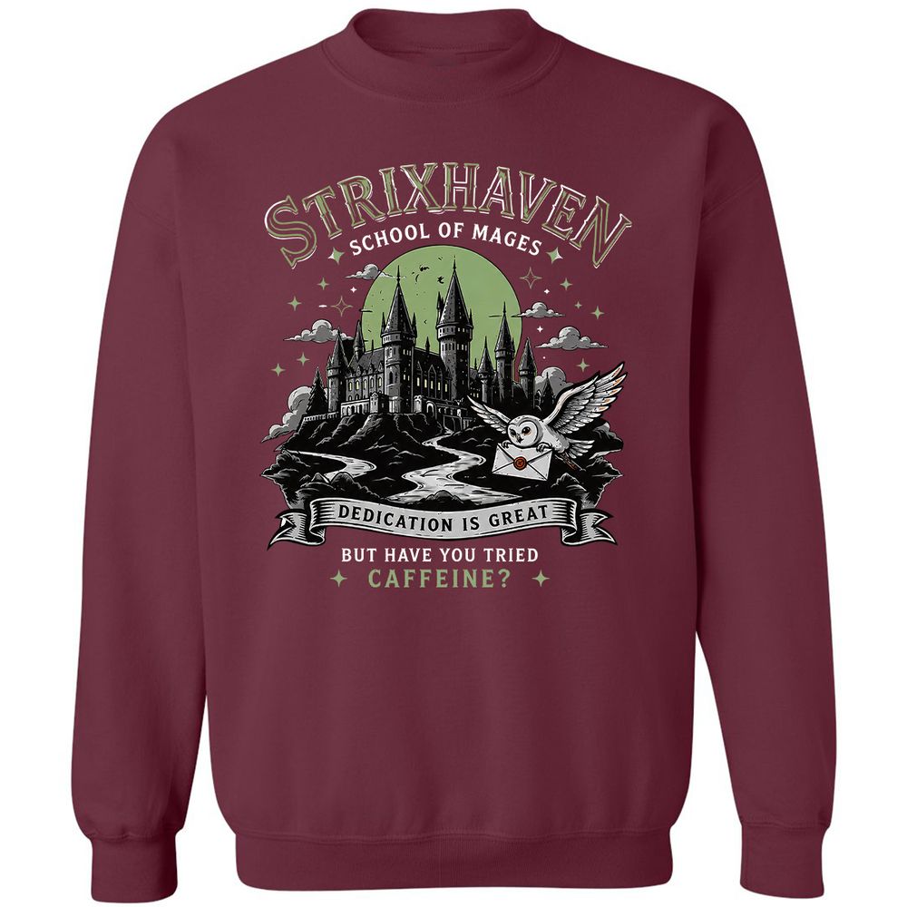 Strixhaven - School Of Mages Classic Unisex Sweatshirt - Maroon - 8