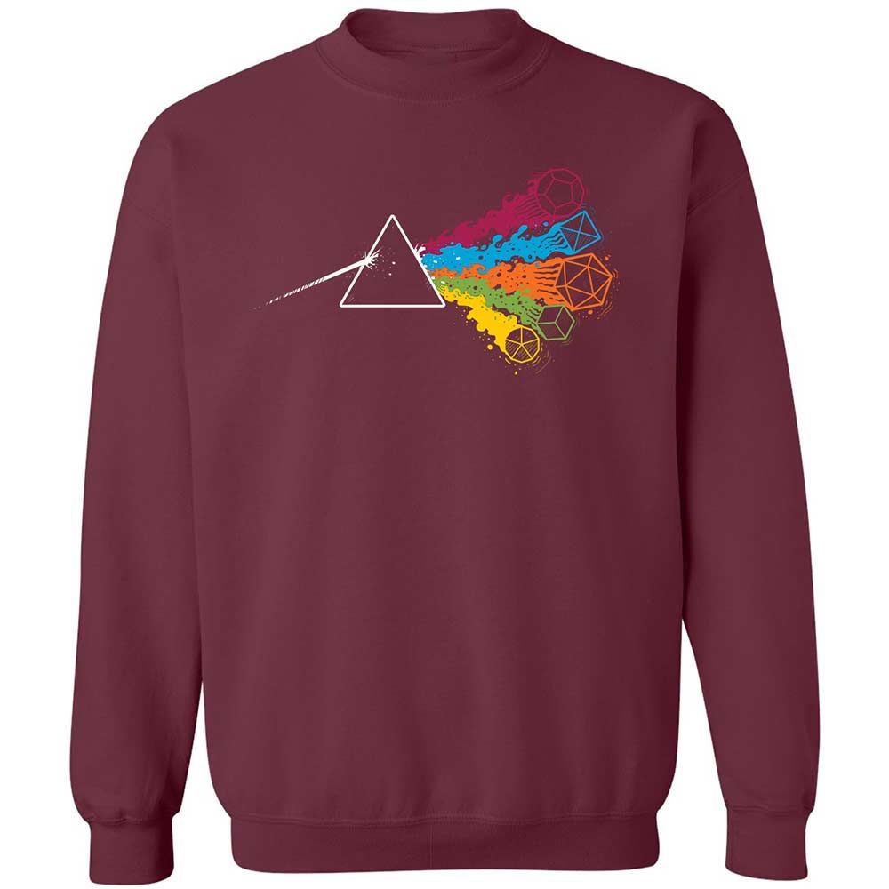 Dark Side Of The Dices Classic Unisex Sweatshirt - Maroon - 8