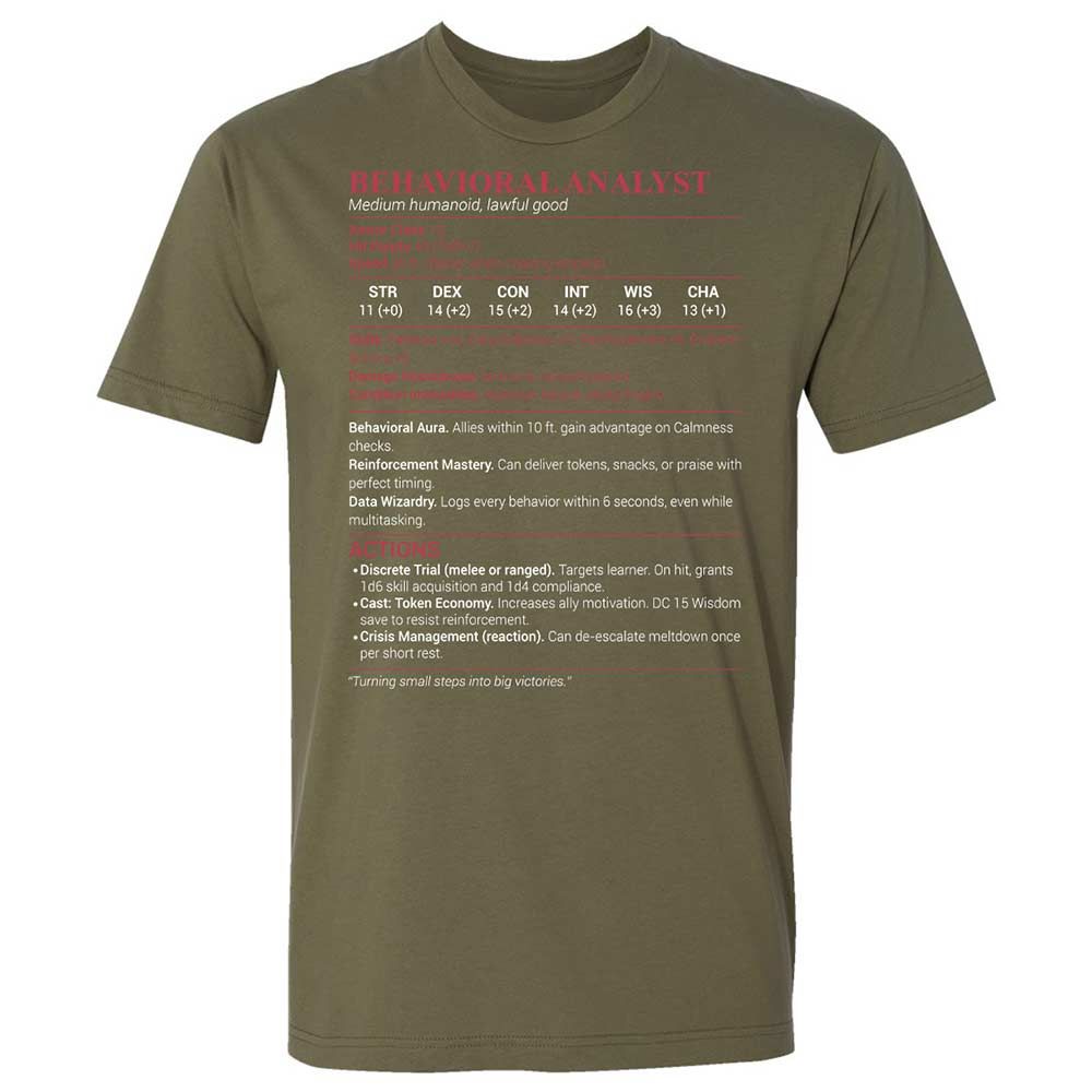Behavioral Analyst - Military Green - 8