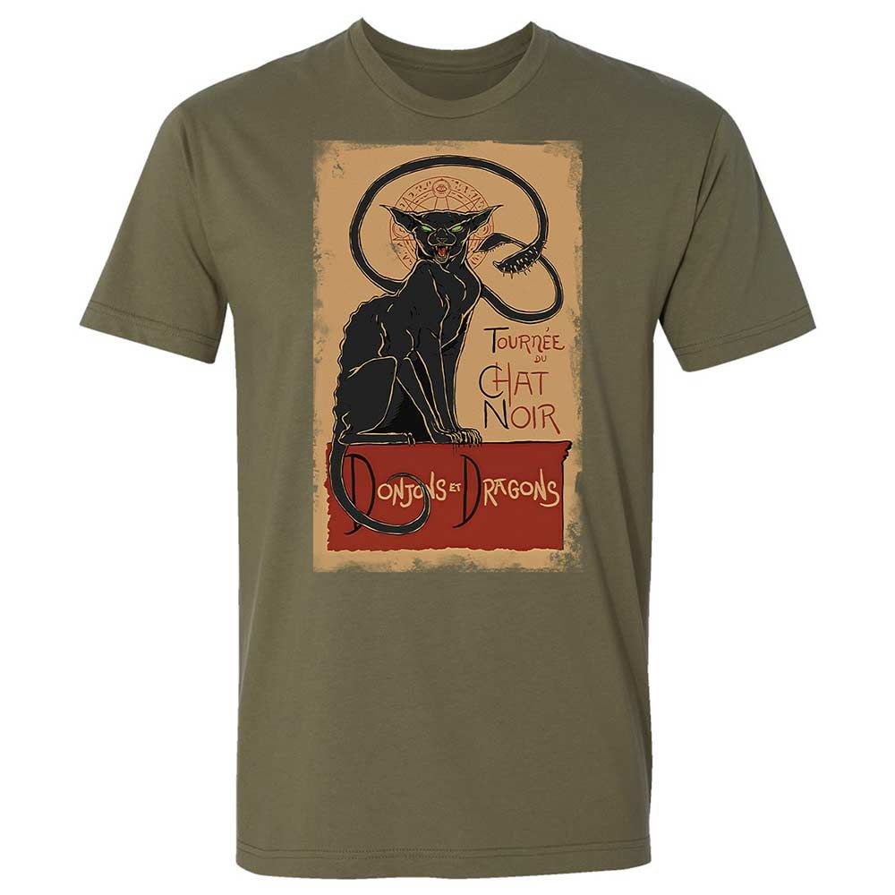 Tournee Du Chat Noir Premium Unisex T-Shirt - Military Green - 8