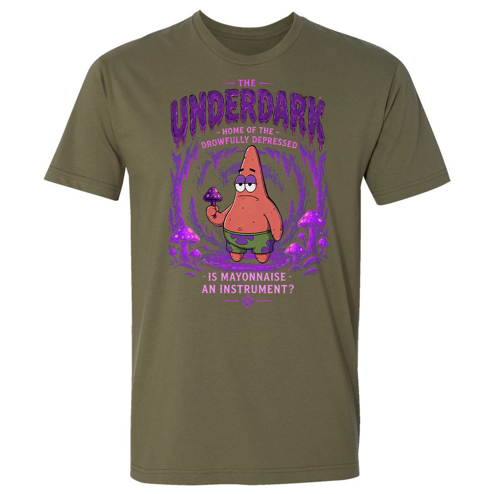 The Underdark Premium Unisex T-Shirt - Military Green - 8