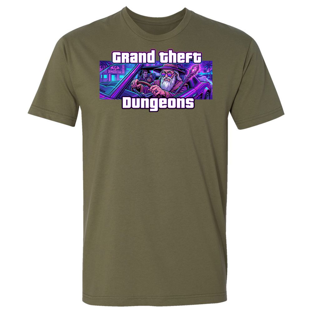 Grand Theft Dungeons Miami - Military Green - 8