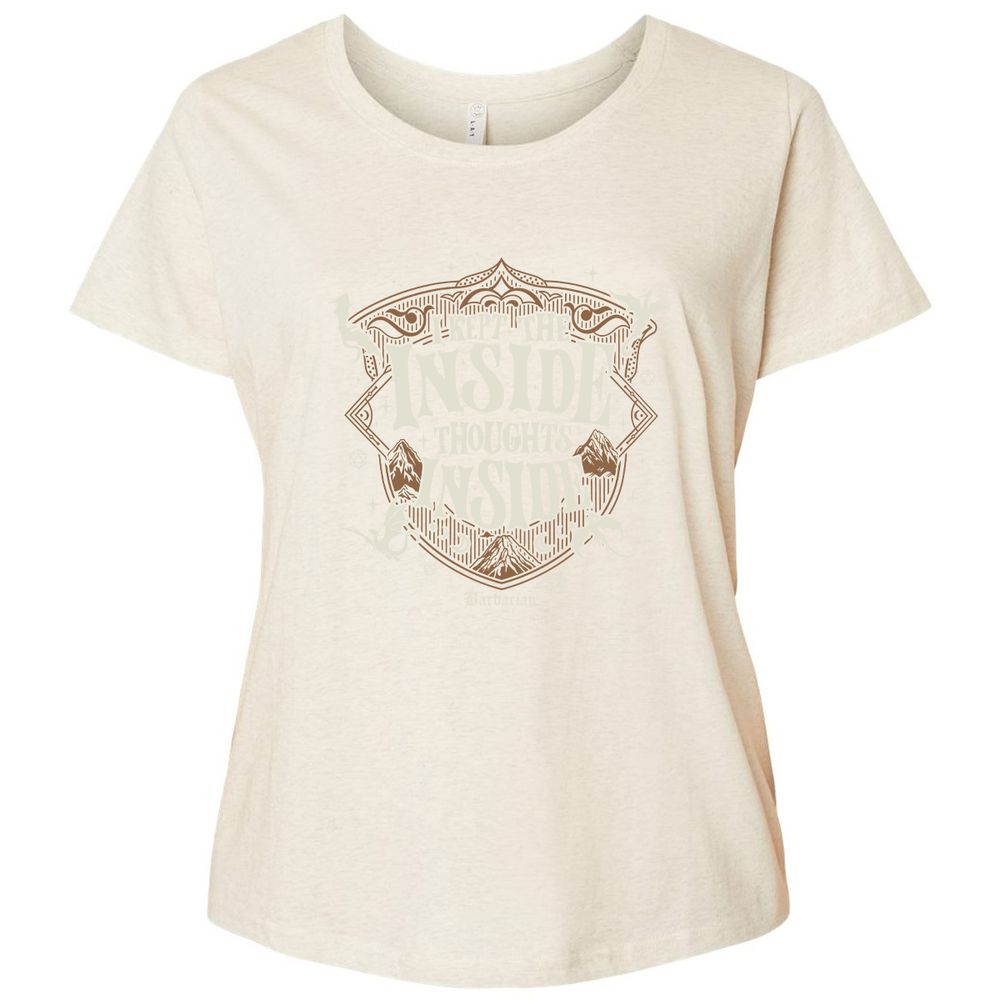 Barbarian I Kept The Inside Thoughts Inside - Natural Heather - 8